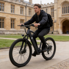 M-ding+ 26'' Electric Bike, 250W Motor, 13AH Battery, Black