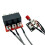 2-Way Button Type Sound Switching Board Signal Input Not Common-Ground Mechanical  Type with 0.5M Shielded Wire 1