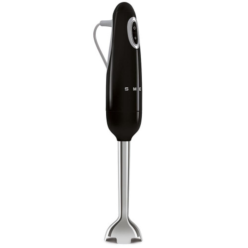 Smeg Smeg 50s Style Hand Blender with Accessories, Variable Speed, Turbo Function, 700W, Black, HBF03BLUK 2