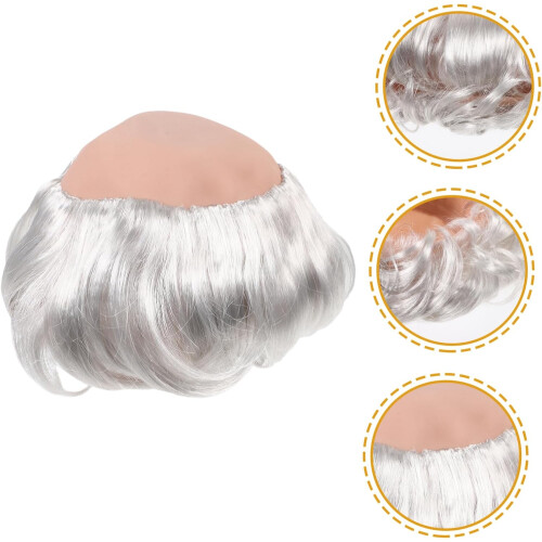 Περούκα Cosplay για Φαλακρό Άνδρα Halloween Bald Wig Cap Masquerade περούκα για φαλακρό άνδρα 2