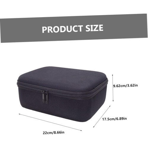 Data Cable Storage Case Waterproof Mouse Charger Power Banks Storage Bag Black 1