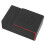 2X Black Red Pattern Tarot Card Storage Box PU Leather Game Poker Deck Card Frame 2