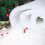 White Cotton Snow Blanket 120cm Xmas 2