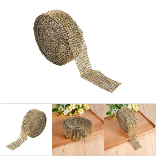 Crystal Look Mesh Ribbon 10 Yard Spool 1