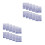 30Sheets Blue Eye Shaped Acrylic Rhinestone Face Stickers for DIY 4