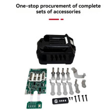 10x18650 Li-Ion Accubehuizing Kit voor 40V Elektrisch Gereedschap 10S 18650 Accubehuizing Laadbeveiligingsprintplaat