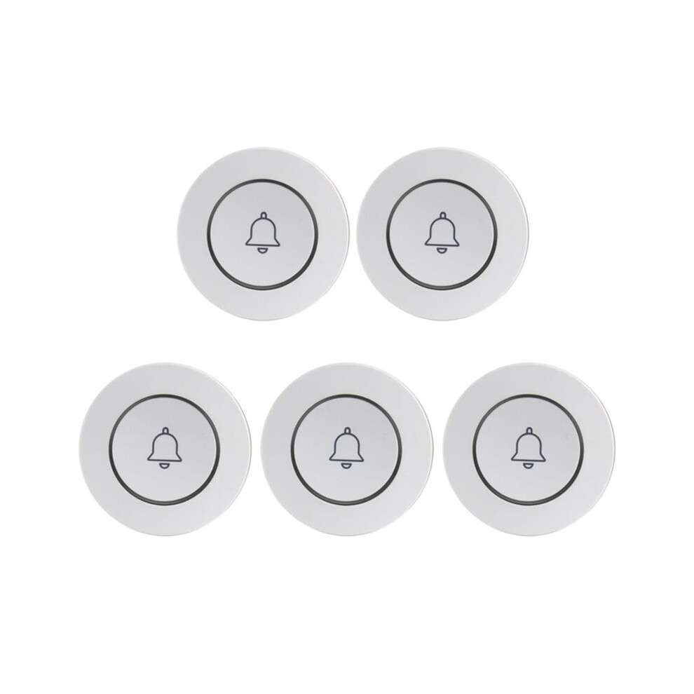 5Pcs 433Mhz Remote Control Doorbell Button Sos Panic Button Emergency Call Wireless Alarm For Elderly 4712923634779