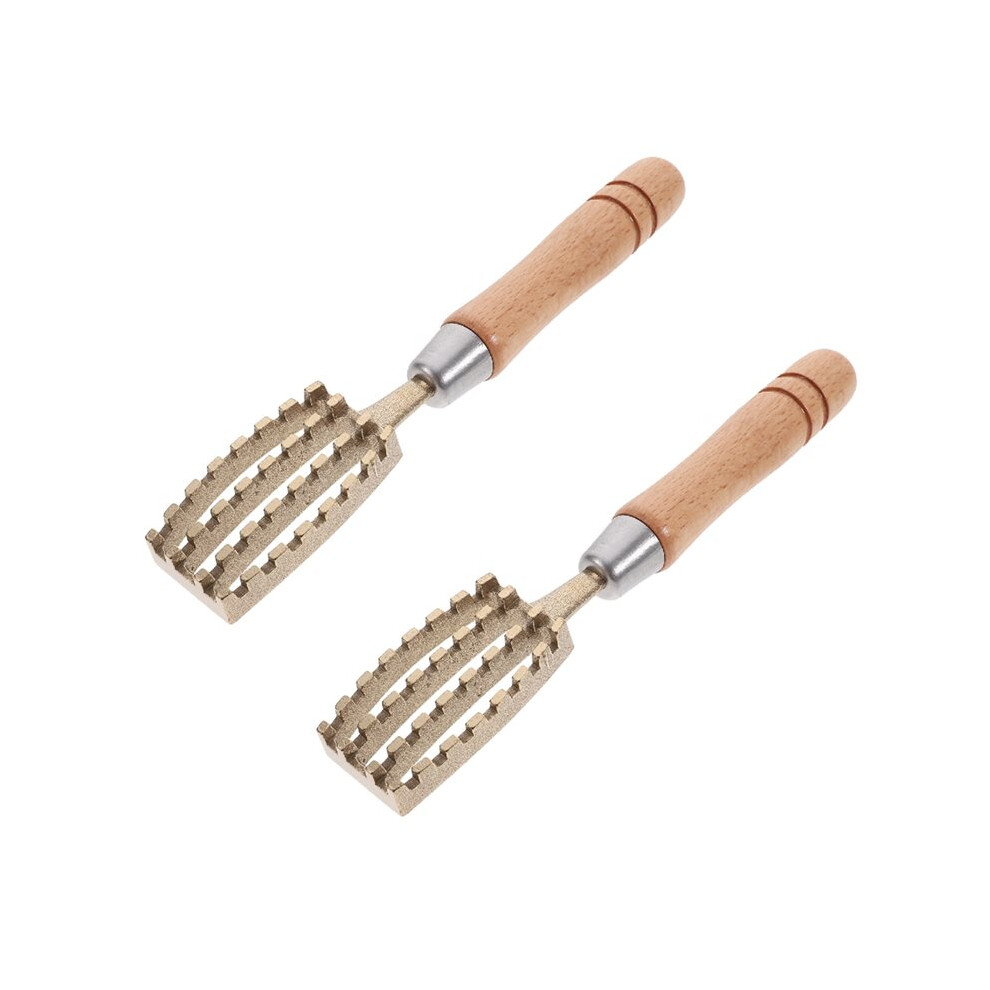 Remover Wood Handle Stainless Steel Blade Kitchen Seafood Tool Serrated Efficient Scraping Gadget Non Slip 4713105118384