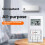 Air Universal Remote Control for Gree, Midea, and  Wall-Mounted Easy-to-Use Remote Control Panel 3