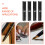 Pen Cases Black Plastic 12pcs 6.13x0.98x0.98in 5