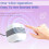 Portable Ultraviolet Rays Pacifier Sterilizer That Can Hold 2 Pacifiers, UV-C Denture Sterilizer for 4 Dentures. 7