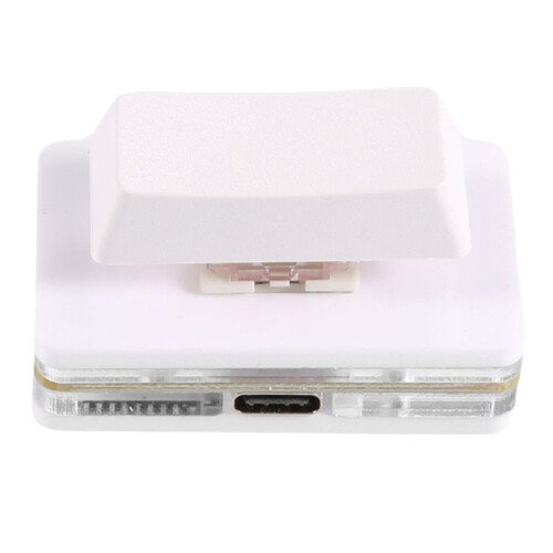 USB  Keyboard Single Key Copy Paste One Key Password Multiple Combination Keys Customized Shortcut Keys White 1