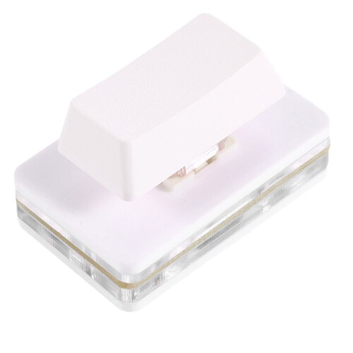 USB  Keyboard Single Key Copy Paste One Key Password Multiple Combination Keys Customized Shortcut Keys White 2