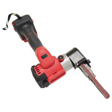 Brushless Electric Belt Sander Angle Grinder with 20 Sanding Belts for 18V Metal Wood Tool