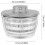 Automatic Salad Spinner 4000 ml Multifunction, Easy to Clean, Durable Plastic Kitchen Bowl 4