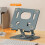 Foldable Adjustable Laptop Holder 360 Rotation Tablet Holder Al-Alloy Stable Compatible with Tablet 6