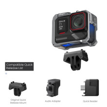 AMAGISN Metalen Camerakooi Beschermframe voor Ace Pro/Ace Pro 2 Konijnenkooi Beschermrand Frame Camera Accessoires