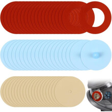 60Pcs Mask Replacement Parts Kit for 6000 Series, Silicone Inhalation Valves 6893, Port Gaskets 6895,Each 20 Pcs