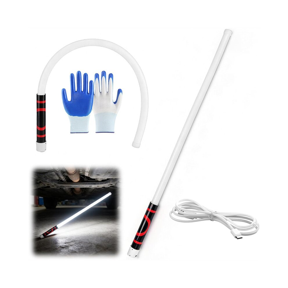 2026 Rechargeable 30" Flexible Led Flashlight Stick - Bendable Work Light With 3 Brightness Levels For Car Repairs 4712627108996