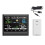 Digital Weather Clock with Touch Screen Technology for Indoor Outdoor Temperature Humidity Range Monitoring Function 1