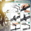 Bicycle Rearview Mirror, Adjustable Rotating Handlebar Mirror, Suitable for Mountain Bikes, Electric Scooters 2