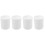 4Pièces Récipients Becher Plastique Usage Portable 3