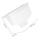 White PVC Roof Rain Gutter Downspout Strainer Reliable Drainage 2