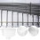 White PVC Roof Rain Gutter Downspout Strainer Reliable Drainage 3
