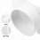 White PVC Roof Rain Gutter Downspout Strainer Reliable Drainage 5