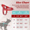 Arnés ajustable antitirones para perros pequeños, fácil de poner, con clip frontal, color rojo. 2