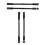 RC Car Upgrade Front and Rear Pull Rods Kit for  E-Maxx/T-Maxx RC Car Accessories 2