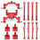 Naughty Dragon 1/16 C64 C74-1 JA11 Remote Control Car Pull Rod Shock Mount Steering Gear Base Pull Rod Base 5
