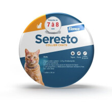 Coleira antipulgas e carrapatos para gato, proteção duradoura até 8 meses, confortável e resistente