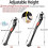 Descanso lateral ajustável para bicicletas de 16 a 20 polegadas, suporte universal, estrutura de liga resistente. 4
