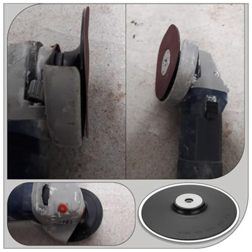 3pcs Plastic Angle Grinder Backing Pad Compatible with M14 Internal Thread Disc Sander Angle Grinder 180mm Diameter 2