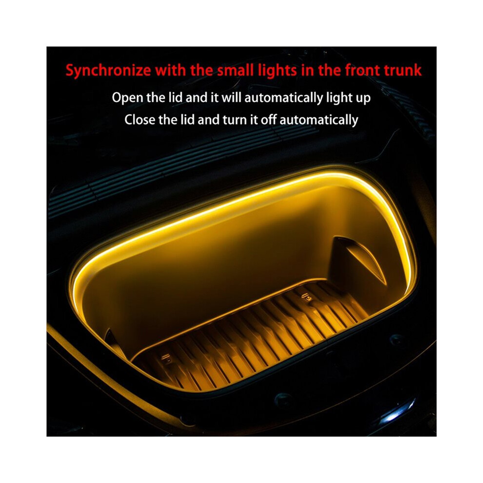 For Ambient Ing Modely/3 Front Trunk Welcome Ing Magnetic Decorative Strip Light 4713746278553