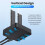 NVME SolidState Drive Duplicator Dual-Bay M.2 SSD DockingStation Read-Write 20Gbps Offline Copying Cloner Duplicator(US) 8