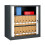 Tambour Storage Cabinet Office Cupboard Rolling Sliding Door Grey White 4