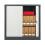 Tambour Storage Cabinet Office Cupboard Rolling Sliding Door Grey White 8
