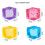 Decompression Simulation Ice  Squeezable Toy  High Transparency Stress Relief Toy (One Random Color) 6