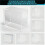 2Pack Acrylic Display Case Trading Card Storage Box Stackable Protector Dust-Proof Collector Storage Protector 5