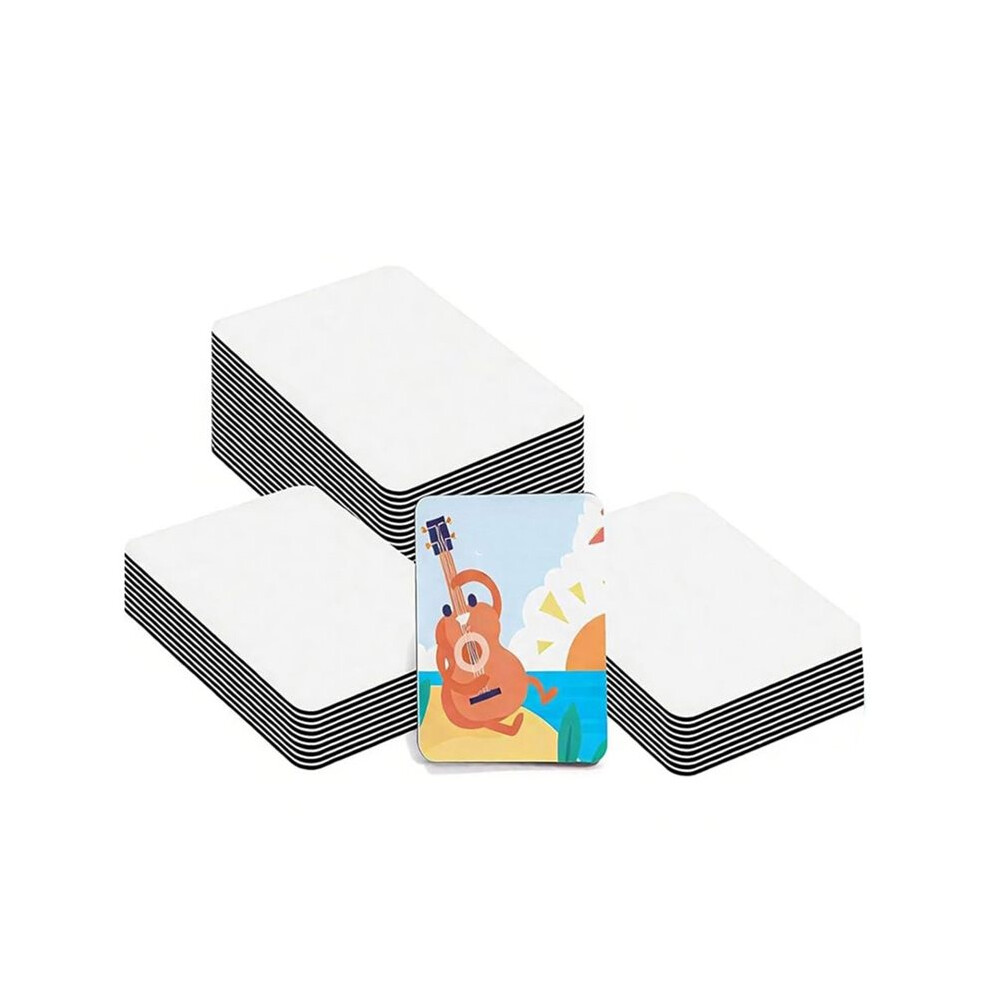 40Pcs Sublimation Picture Magnet Blanks Personalized Square Magnets For Refrigerator Custom Magnets Sublimation 4713120630014