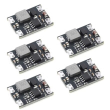 5pc - Step Down Buck Converter Board 5.5V to 36V Input to 5V 3A 8W Adjustable High Power Supply Module