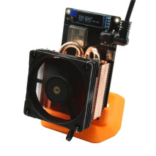 Pour Bitaxe Gamma 601 1,9 TH/S BTC Solo Miner BM1370 ASIC 30 W Bitcoin Crypto Miner Ventilateur Puissant et Silencieux Prise BR