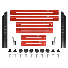Meetinstrument voor Traptreden met Kantelbare Randen, Aluminiumlegering Mal van 20-183 cm voor Nauwkeurige Trapmetingen