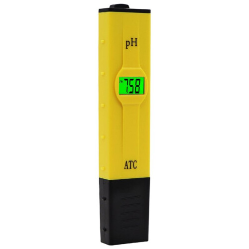 Digital Pocket Pen Type PH Meter Water Tester with ATC Accuracy 0.01 / Backlight / Temperature Compensation Function