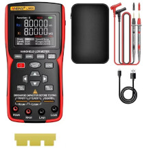 ANENG Multimètre Numérique Portable, Testeur à Pont ANENG LM06, Outils de Mesure de Résistance et D'Inductance pour Autocapacités B