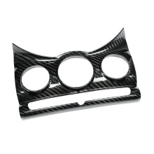 Adesivo per Pannello Climatizzatore Auto, Manopola A/C, Finitura In Fibra di Carbonio per Cooper F55 F56 F57 2014-2021, Accessori per Interni