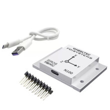 WHEELTEC N100 IMU Module W/ Metal Shell 9-Axis Attitude Sensor Magnetometer USB Serial Port Output High-Precision