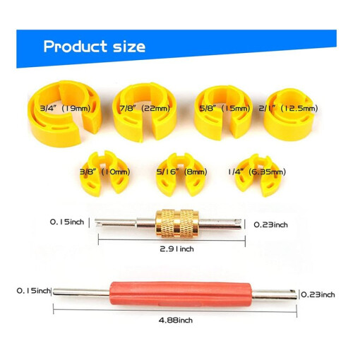 16Pcs Car AC  Disconnect Tool Set Auto Fuel  Quick Removal Tool Fuel  Angled Disconnect Tools 2